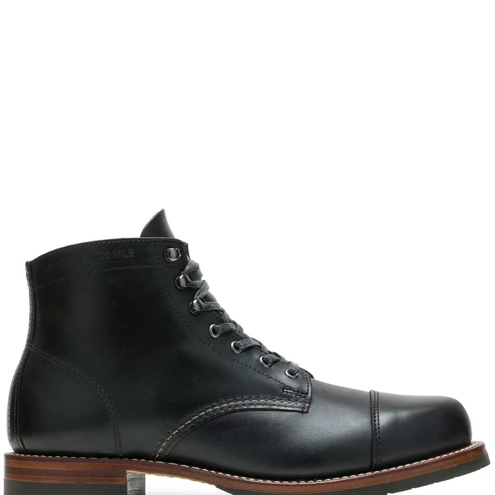 Wolverine 1000 Mile Cap-Toe Classic Boot Black Shop