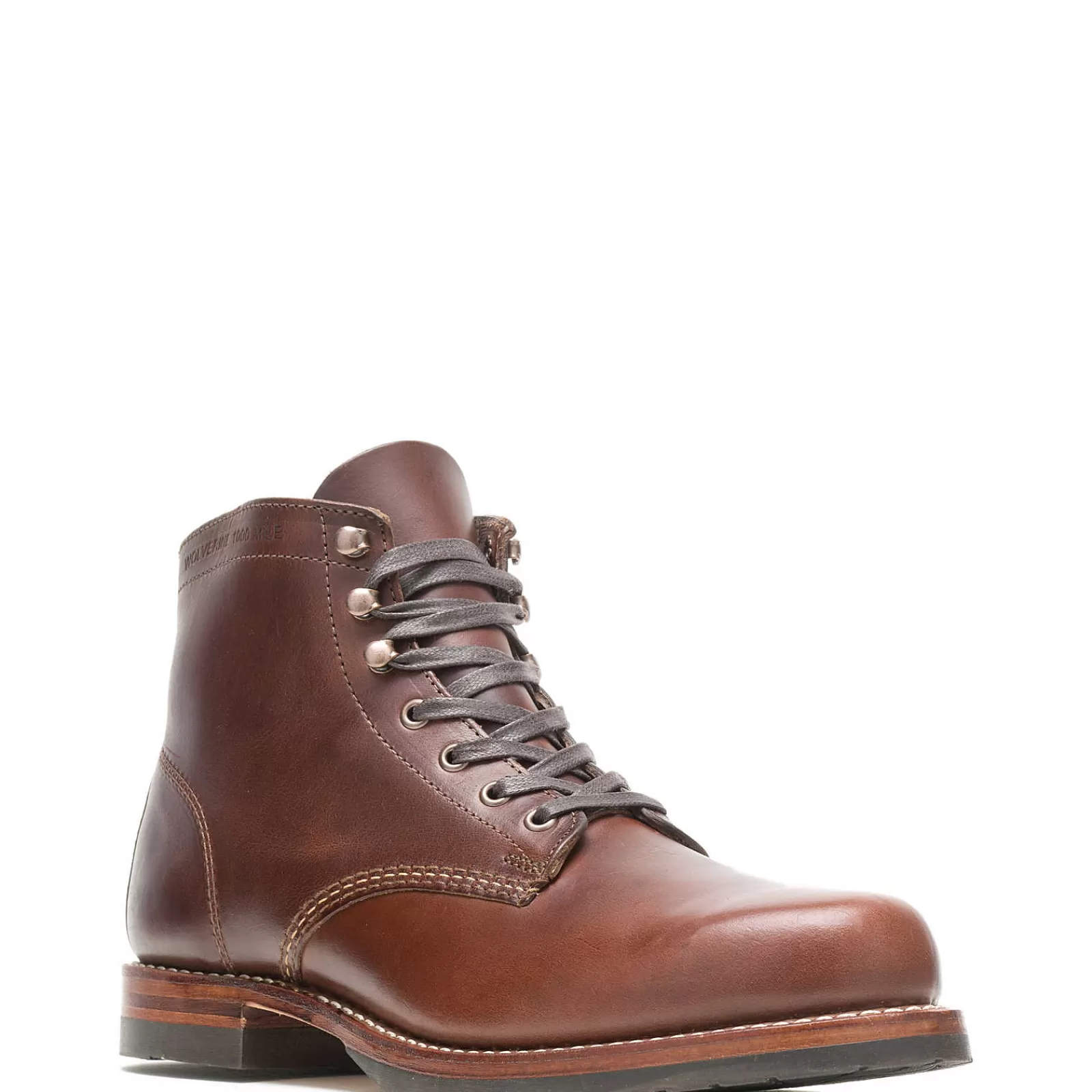 Wolverine 1000 Mile Plain-Toe Classic Boot Havana Brown Outlet