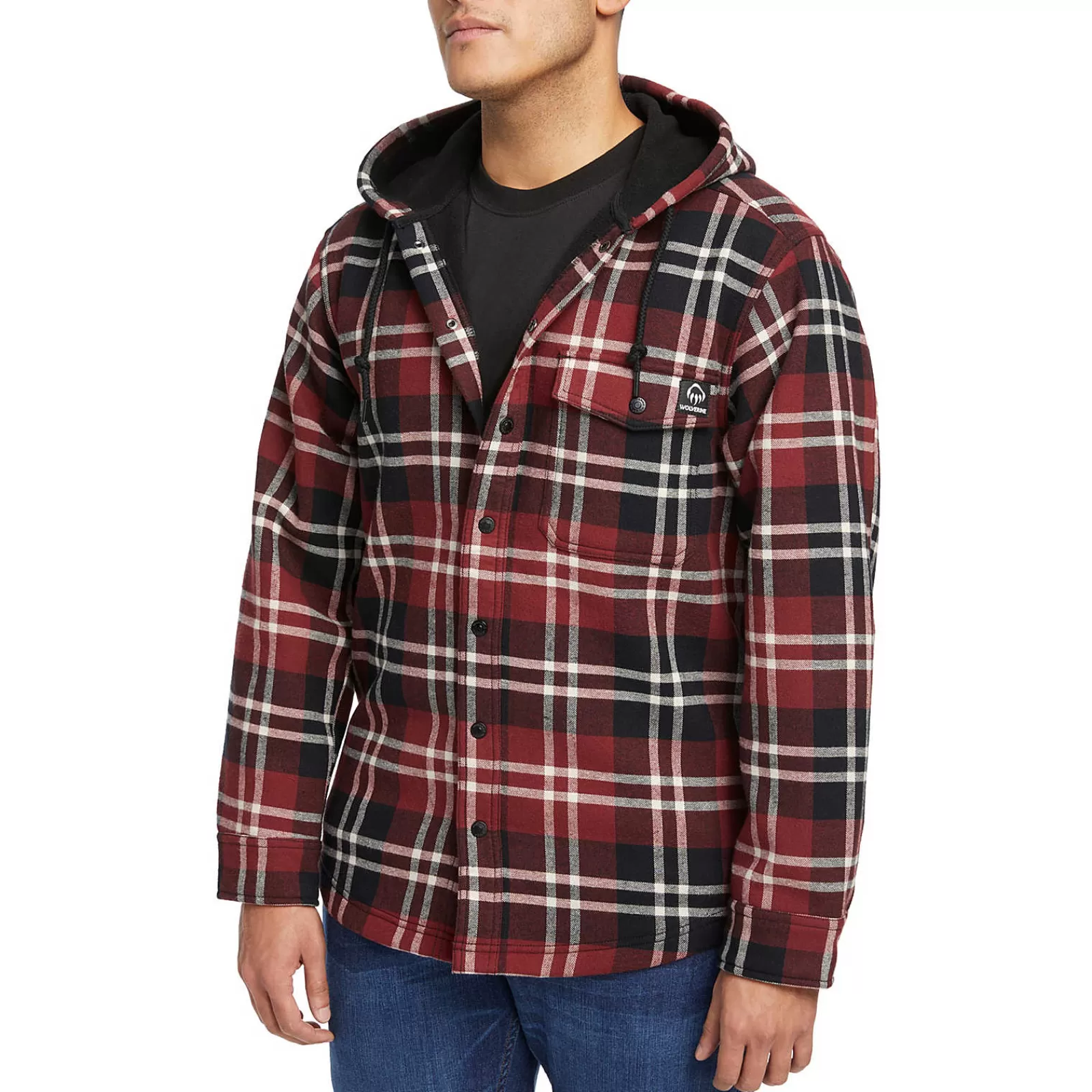 Wolverine Bucksaw Bonded Shirt Jac Garnet Plaid Discount