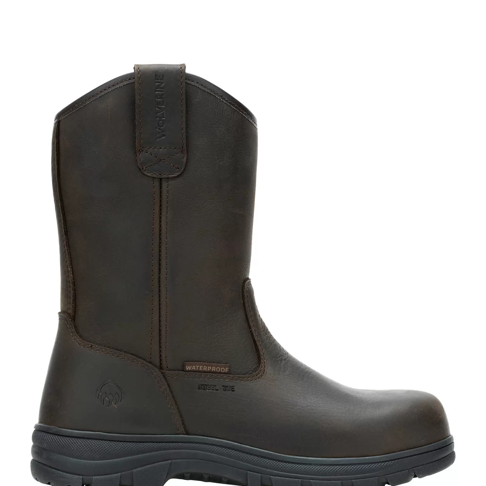 Wolverine Carlsbad Steel-Toe Work Wellington Sudan Brown Store