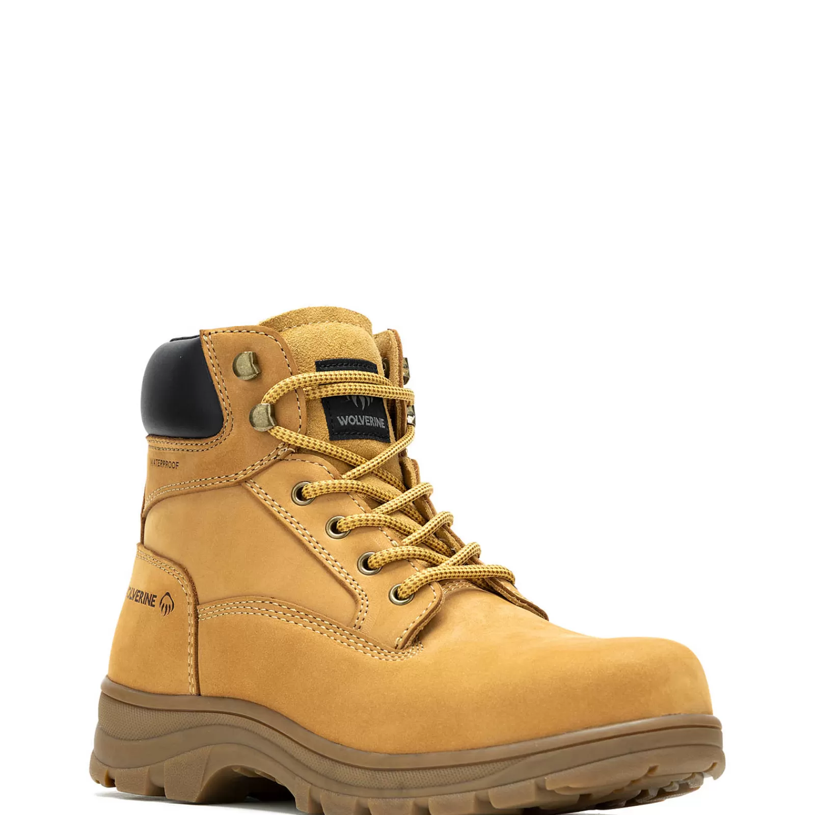 Wolverine Carlsbad Waterproof 6" Work Boot Wheat Sale