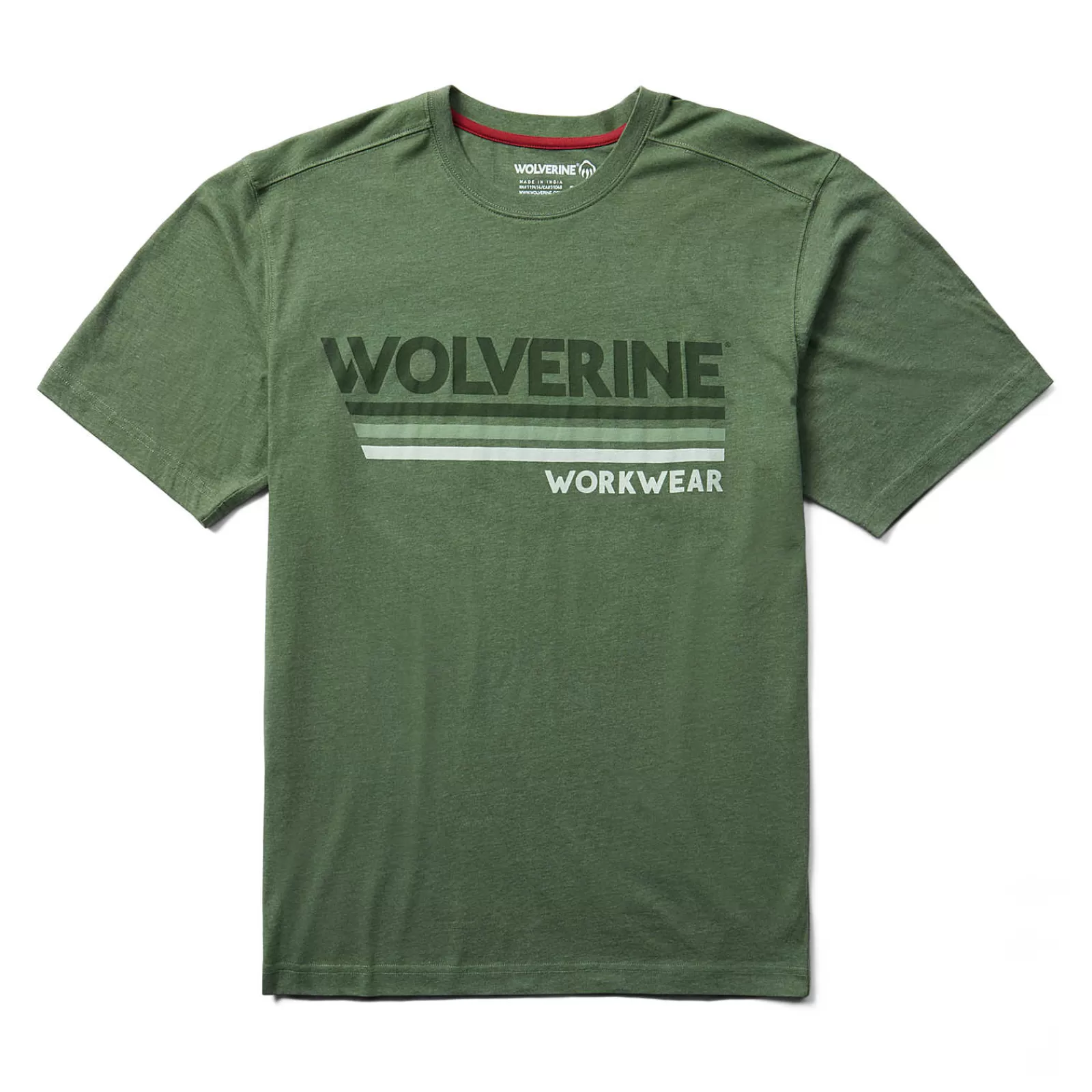 Wolverine Classic Short Sleeve Graphic Tee Bronze Green Clearance