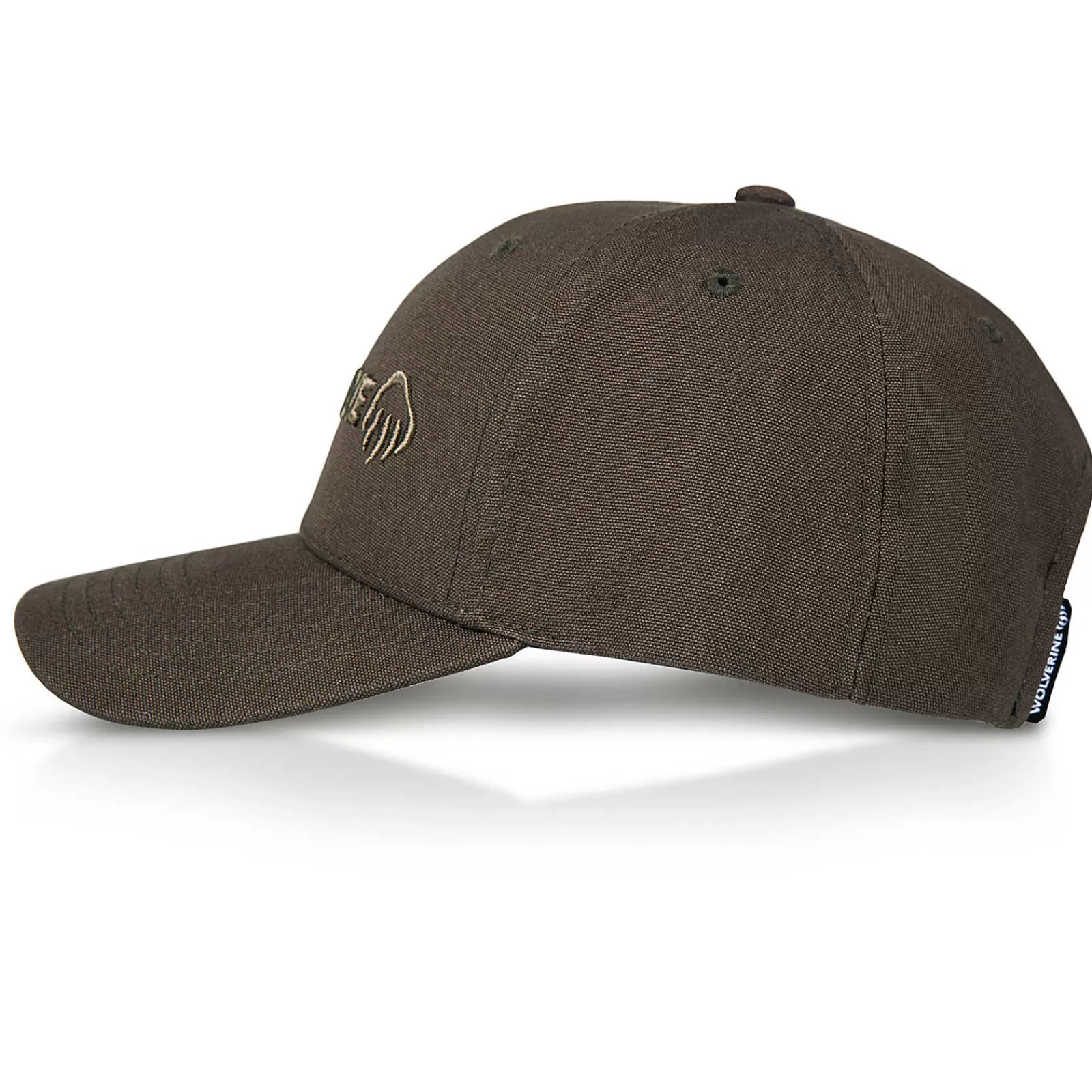 Wolverine Embroidered 6-Panel Logo Cap Black Olive Sale