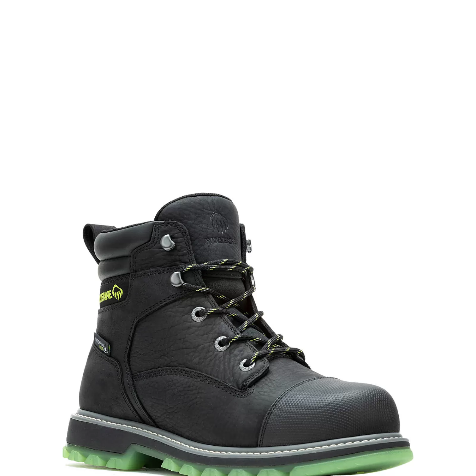 Wolverine Floorhand LX Cap-Toe Steel-Toe 6" Work Boot Black Sale