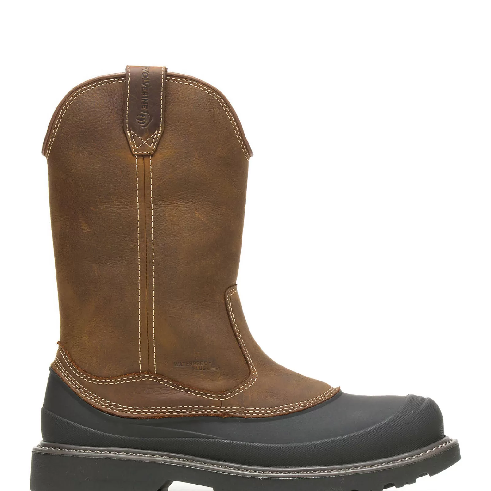 Wolverine Floorhand Swamp Steel-Toe Work Wellington Dark Brown Online