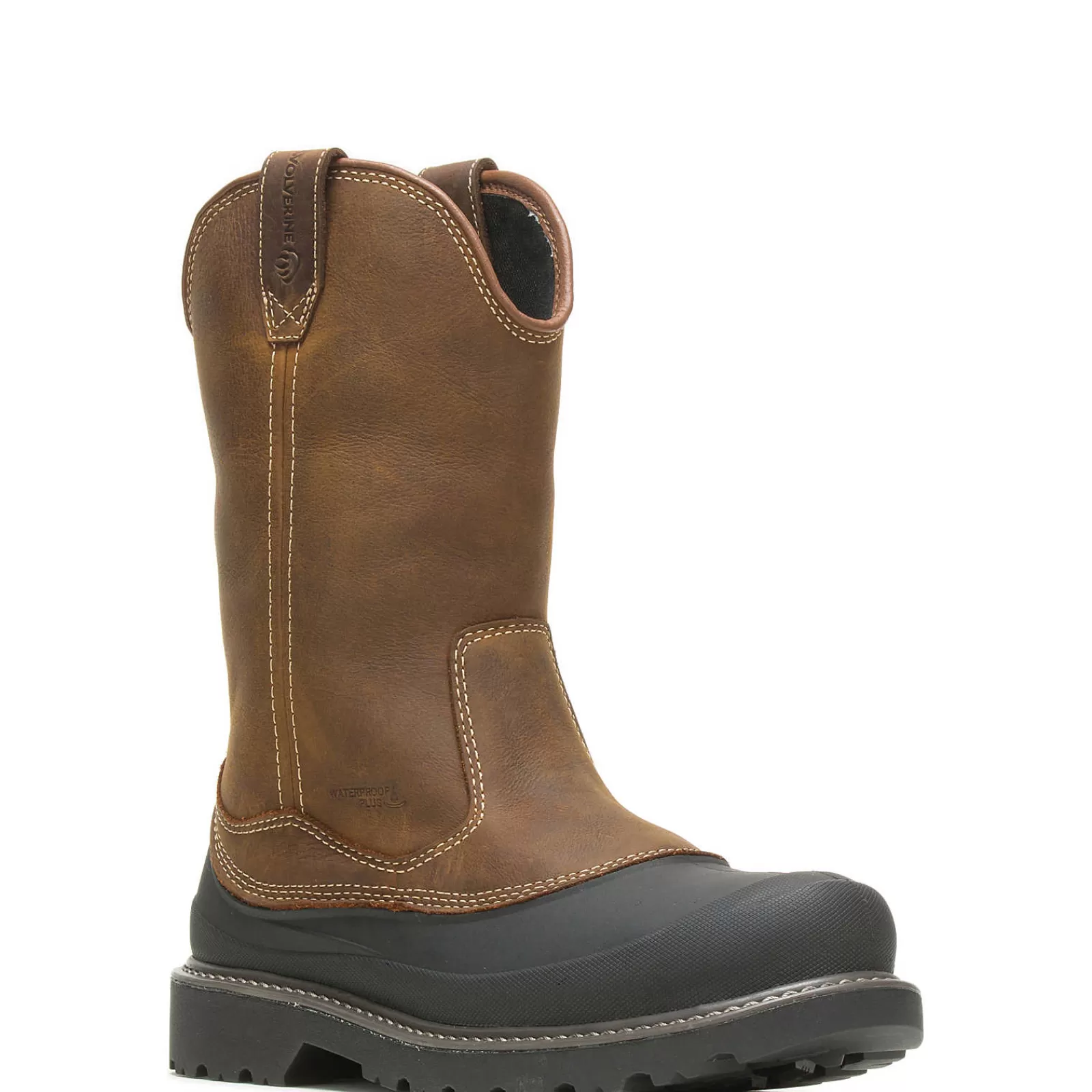 Wolverine Floorhand Swamp Steel-Toe Work Wellington Dark Brown Online