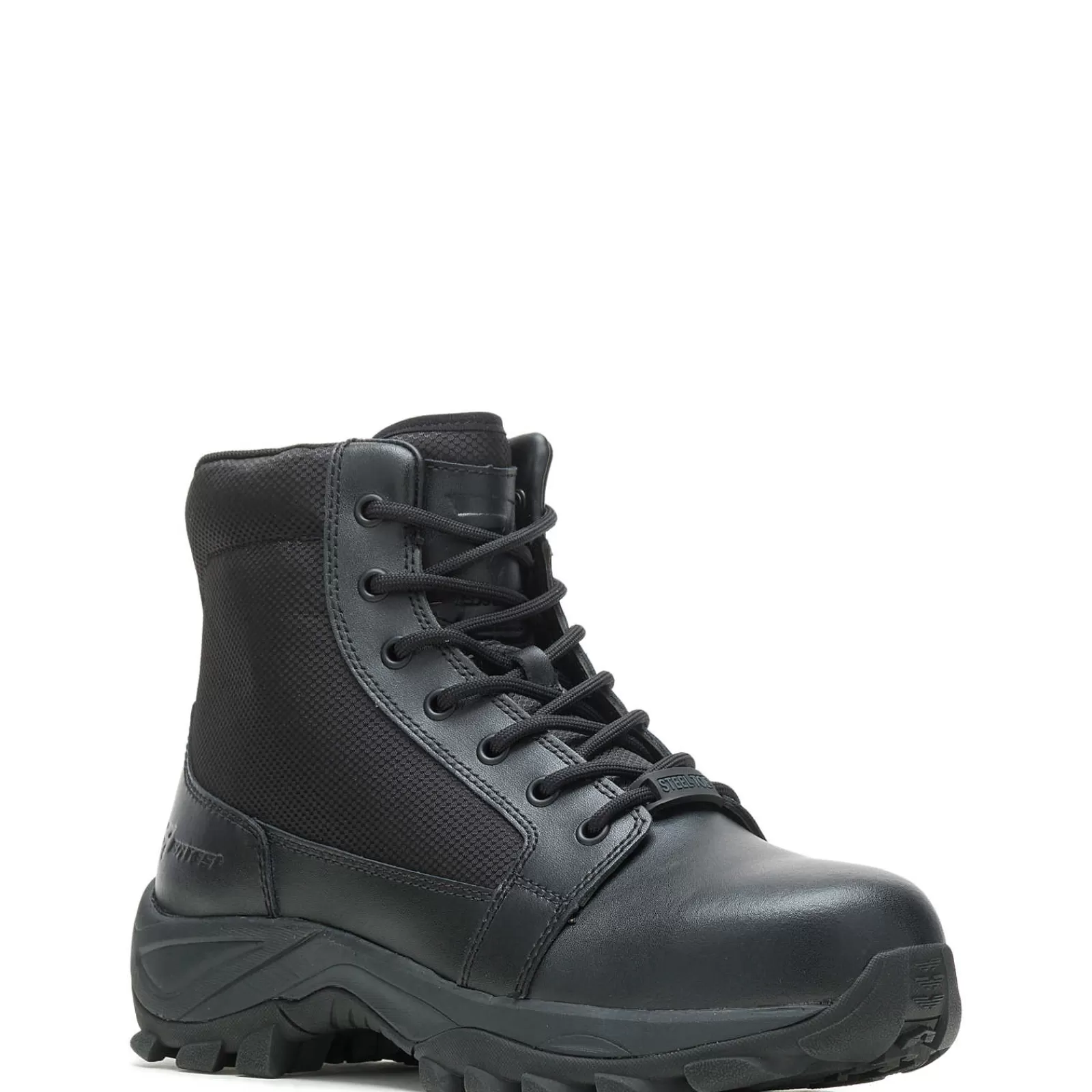 Wolverine Fuse Mid Side Zip Steel Toe Black Clearance