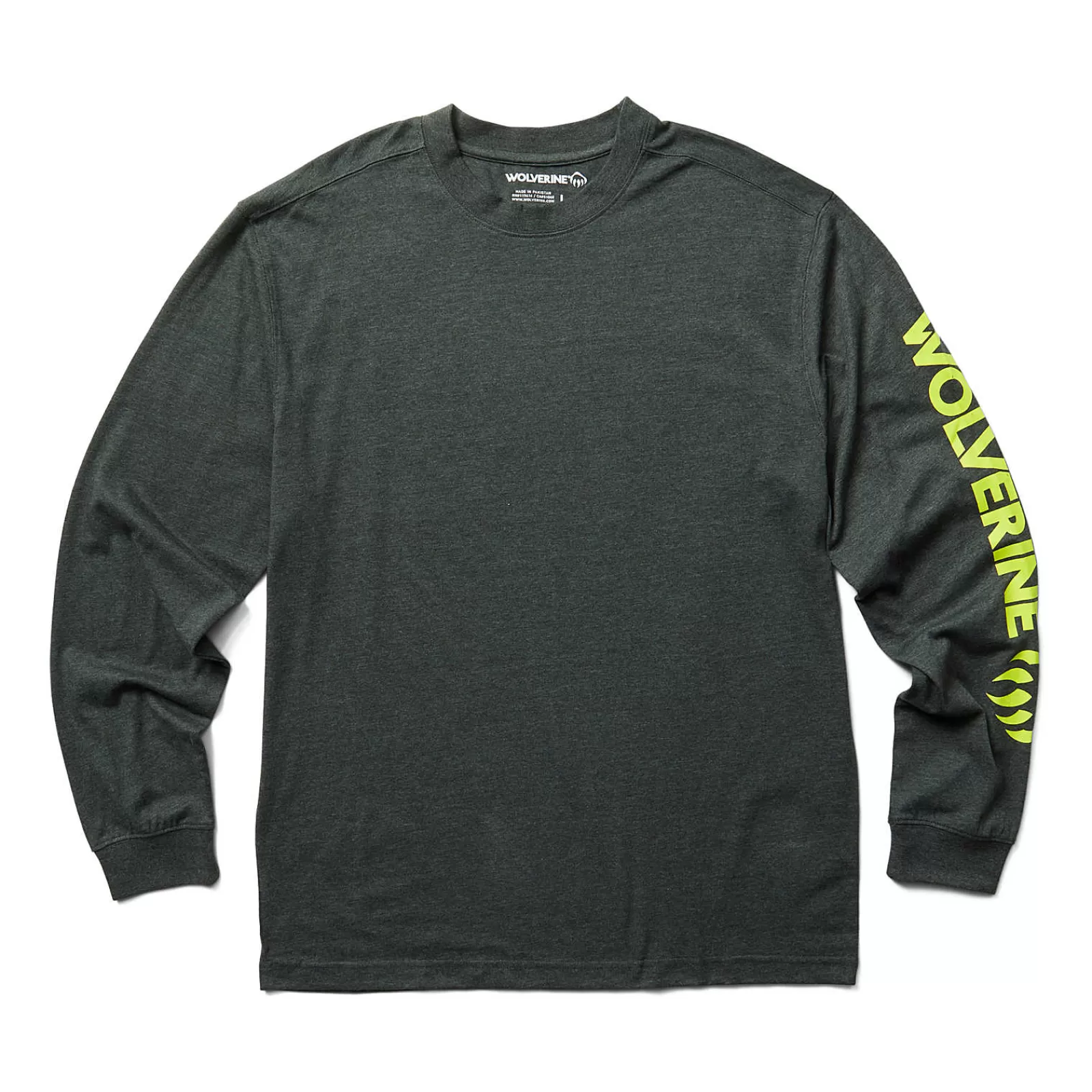 Wolverine Graphic Long Sleeve - Sleeve Logo Dark Grey Heather Best Sale