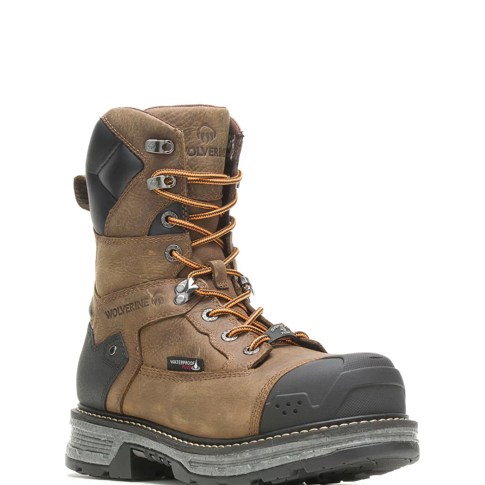 Wolverine Hellcat UltraSpring™ Heavy Duty 8" CarbonMAX® Work Boot Brown New