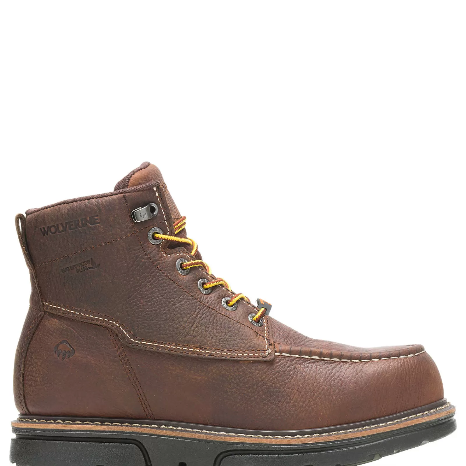 Wolverine I-90 DuraShocks® Moc-Toe CarbonMAX® 6" Work Boot Brown Best