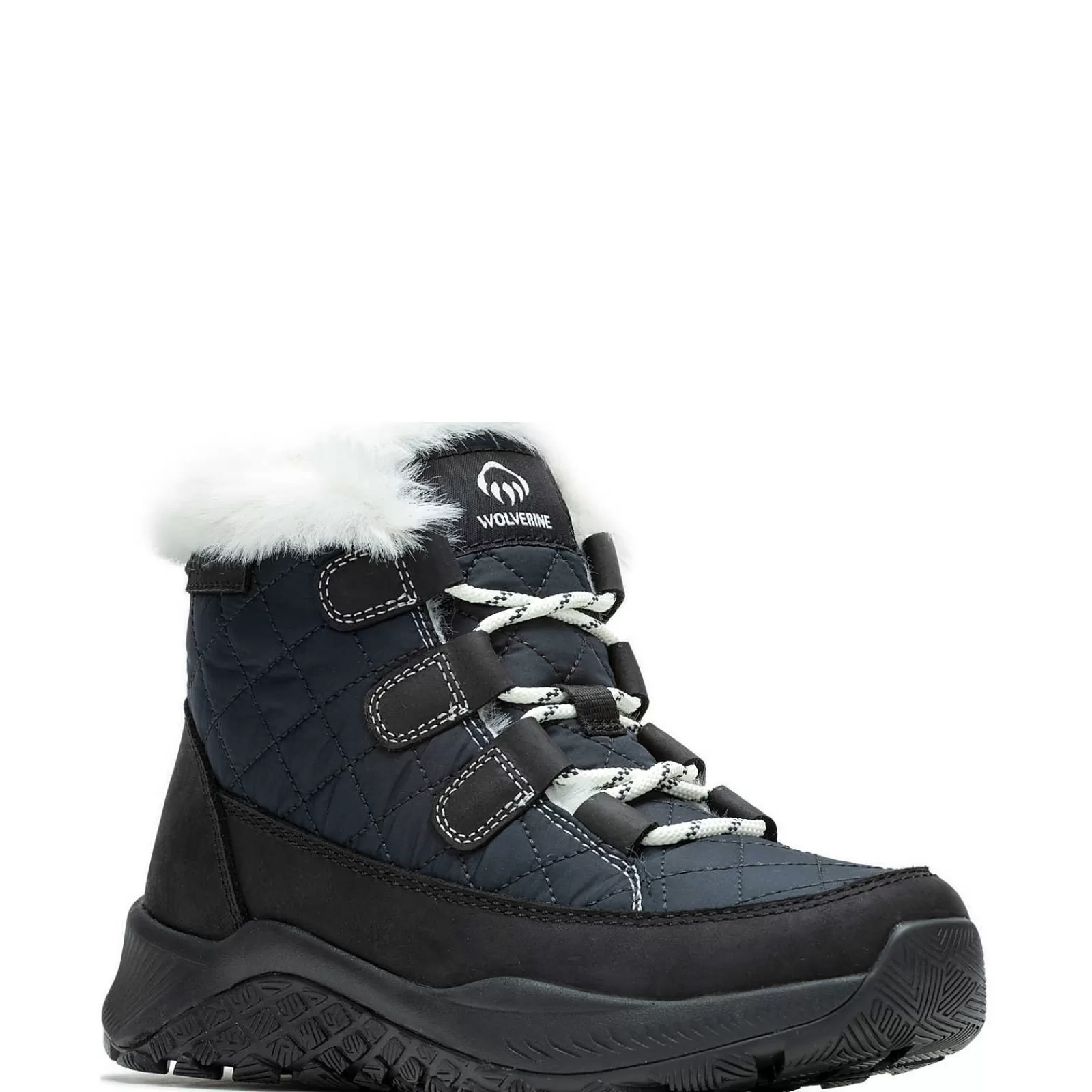 Wolverine Luton Quilted Waterproof Insulated Mid Hiker Black Cheap