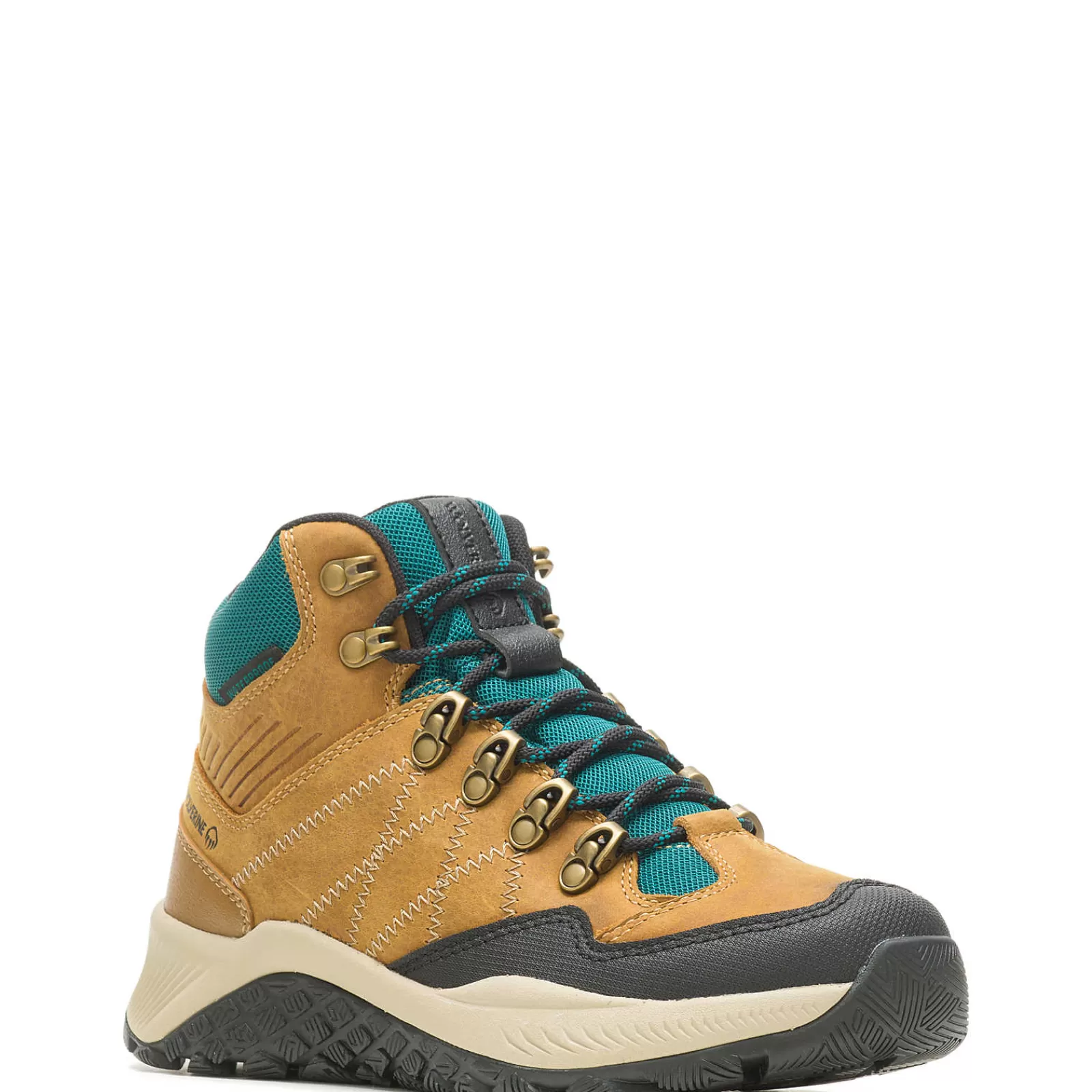 Wolverine Luton Waterproof Hiker Gold/Teal New