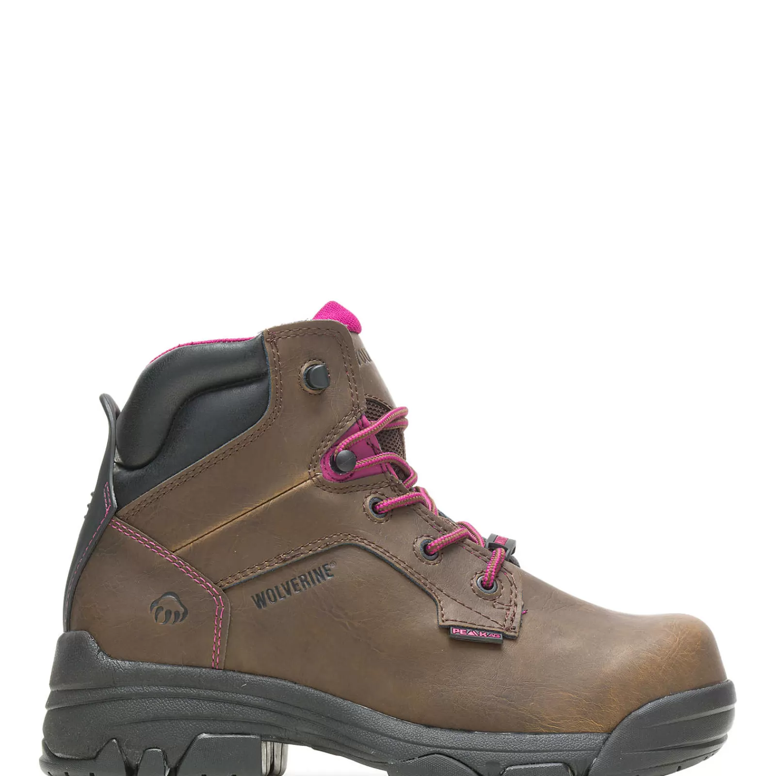 Wolverine Merlin Waterproof Composite-Toe 6" Work Boot Brown Best