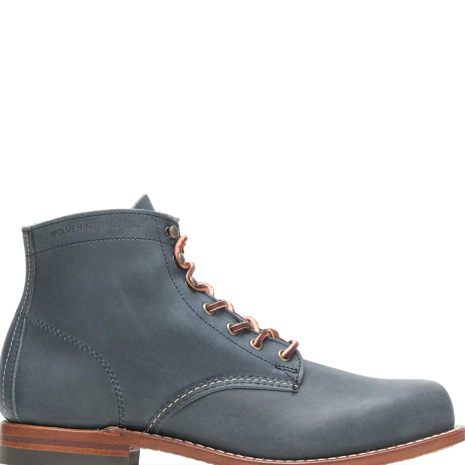 Wolverine Olive Tanned - 1000 Mile Plain-Toe Original Boot Navy Clearance