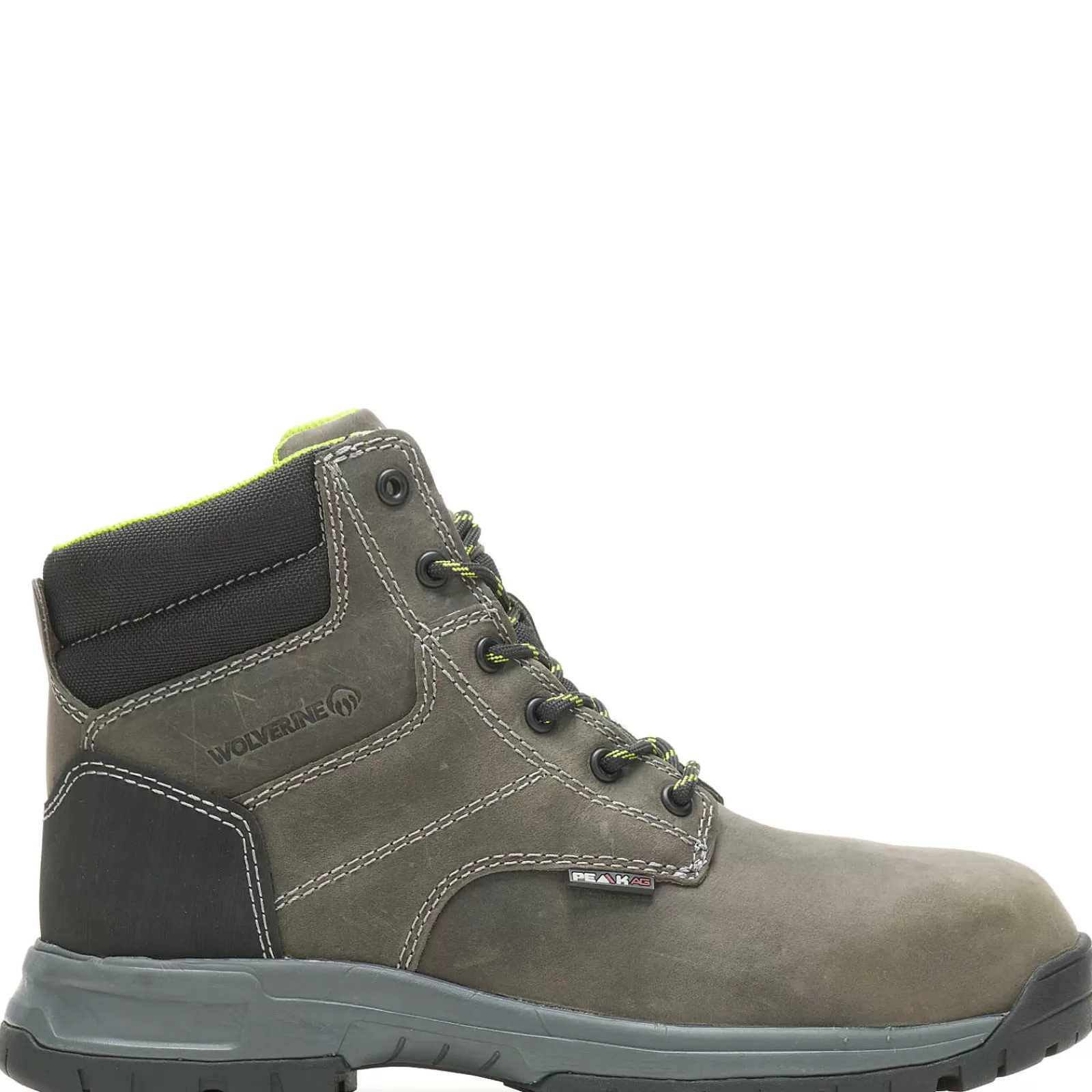 Wolverine Piper 6" Composite-Toe Work Boot Charcoal Grey Cheap