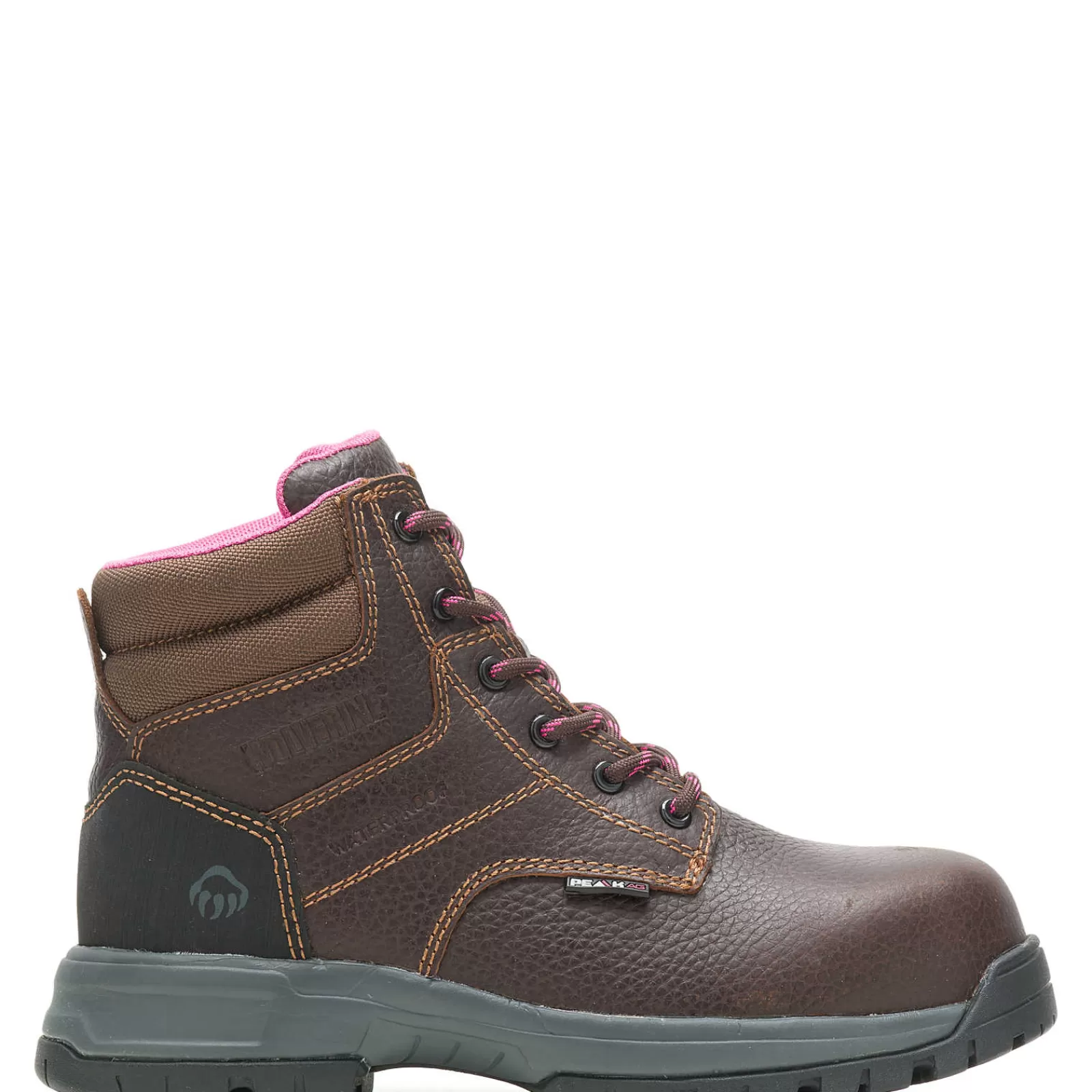 Wolverine Piper Waterproof Composite-Toe 6" Work Boot Brown Cheap