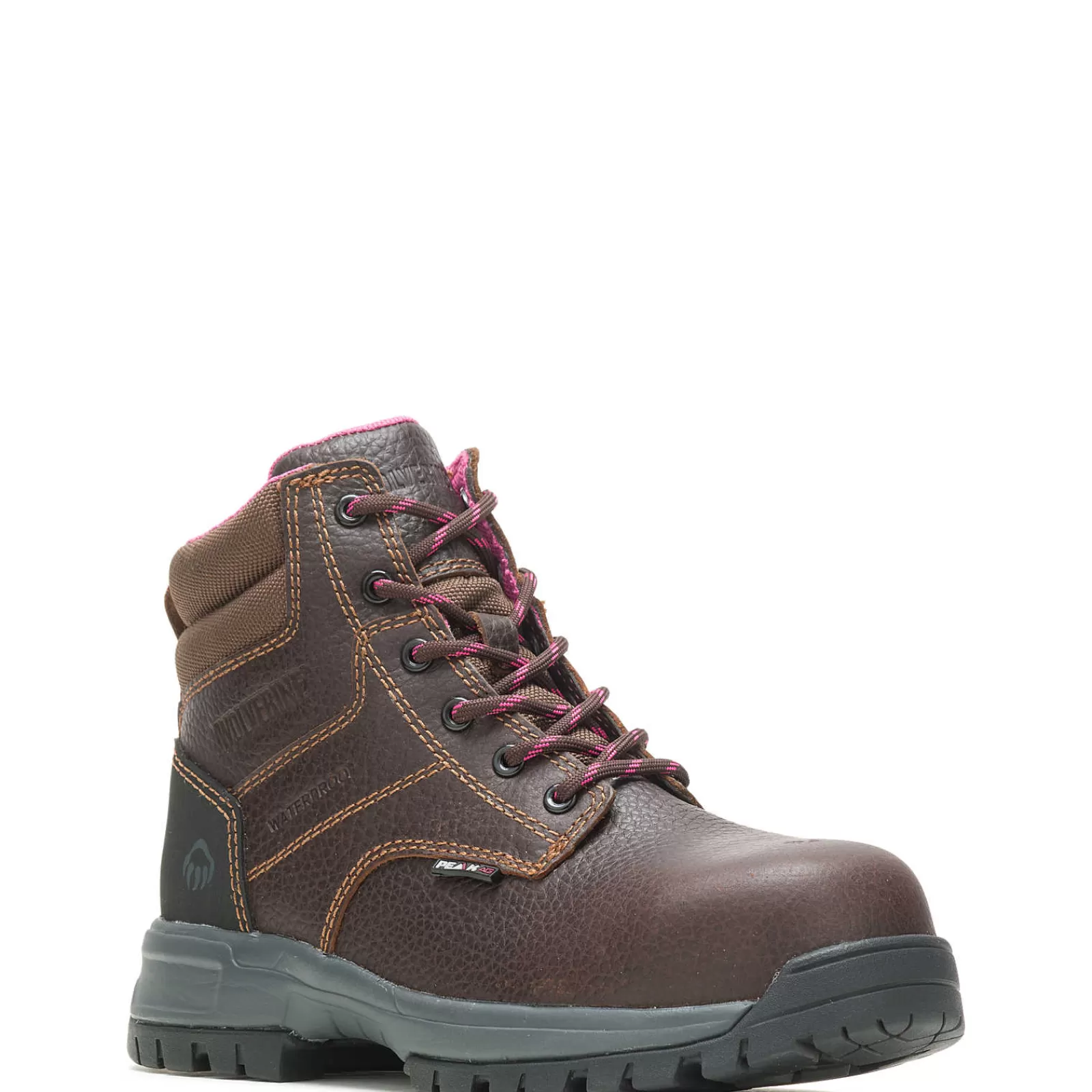 Wolverine Piper Waterproof Composite-Toe 6" Work Boot Brown Cheap