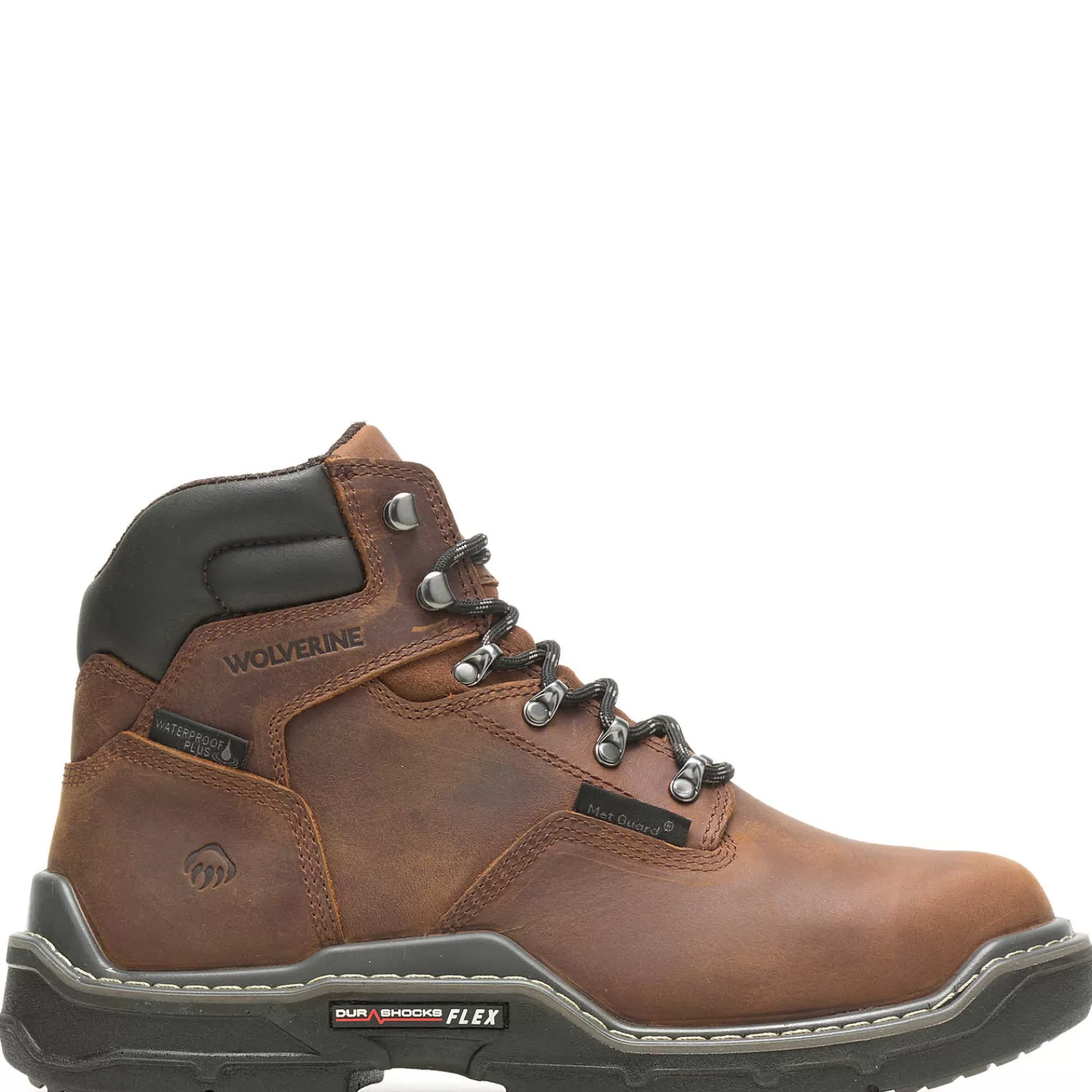 Wolverine Raider DuraShocks® Waterproof 6" Met-Guard Work Boot Peanut Store