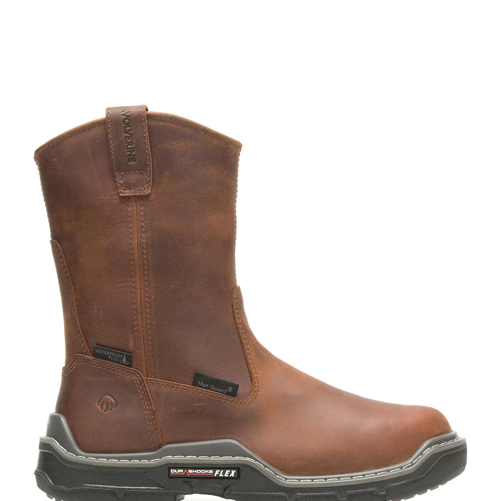 Wolverine Raider DuraShocks® Waterproof Met-Guard CarbonMAX® Work Wellington Peanut Discount