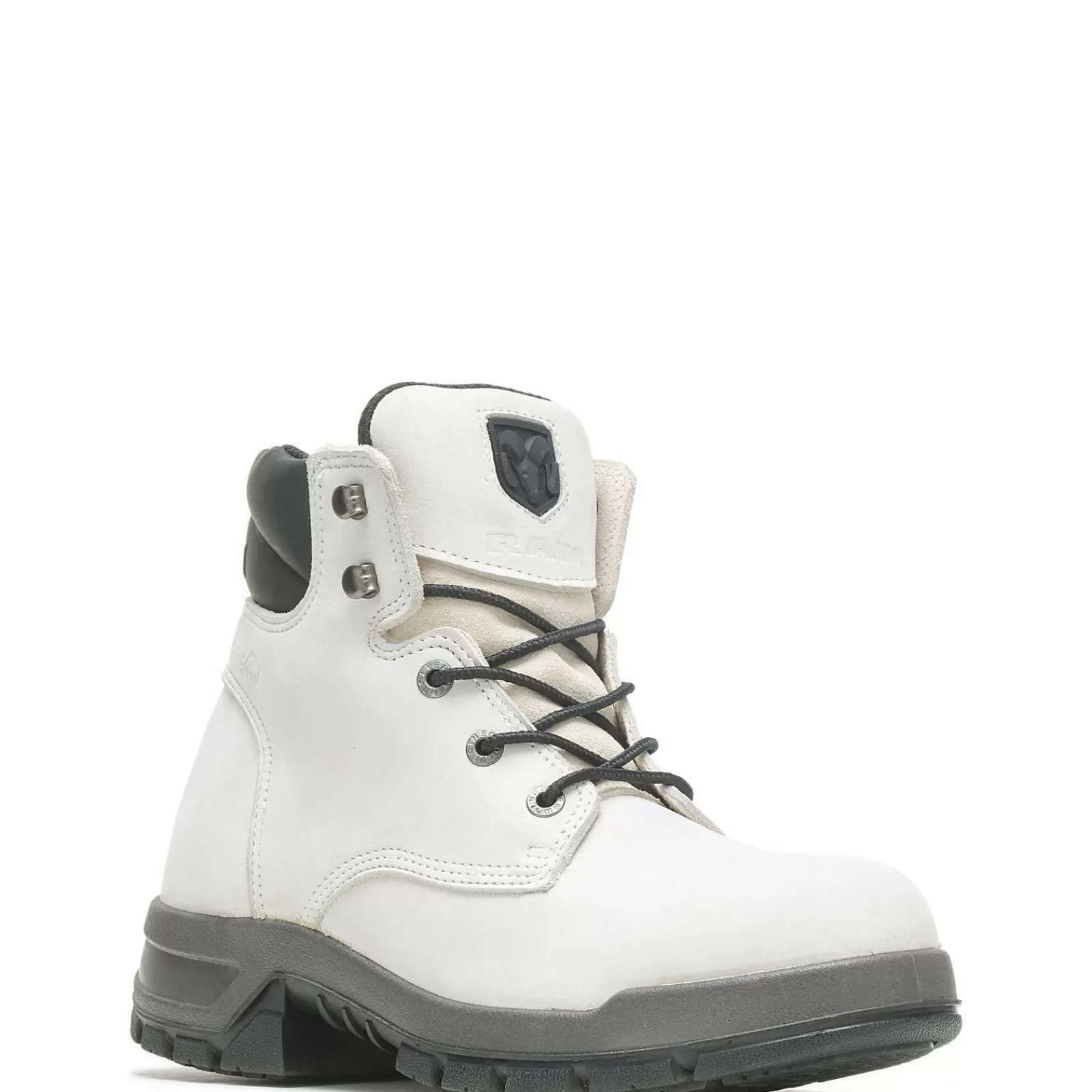 Wolverine Ram Trucks Collection - Tradesman Safety Toe Work Boot White Clearance