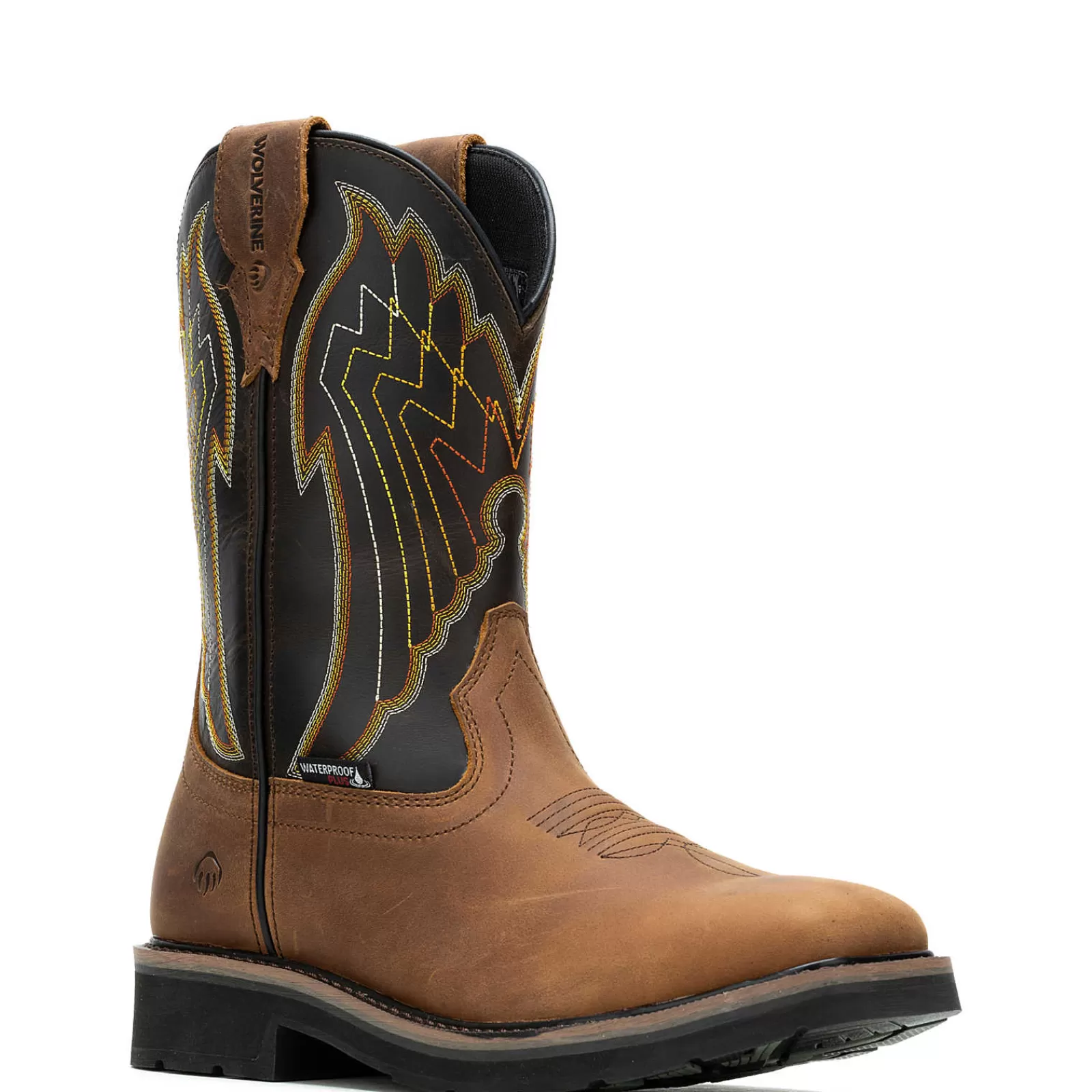 Wolverine Rancher Eagle Waterproof Steel-Toe Wellington Work Boot Sudan Brown Outlet