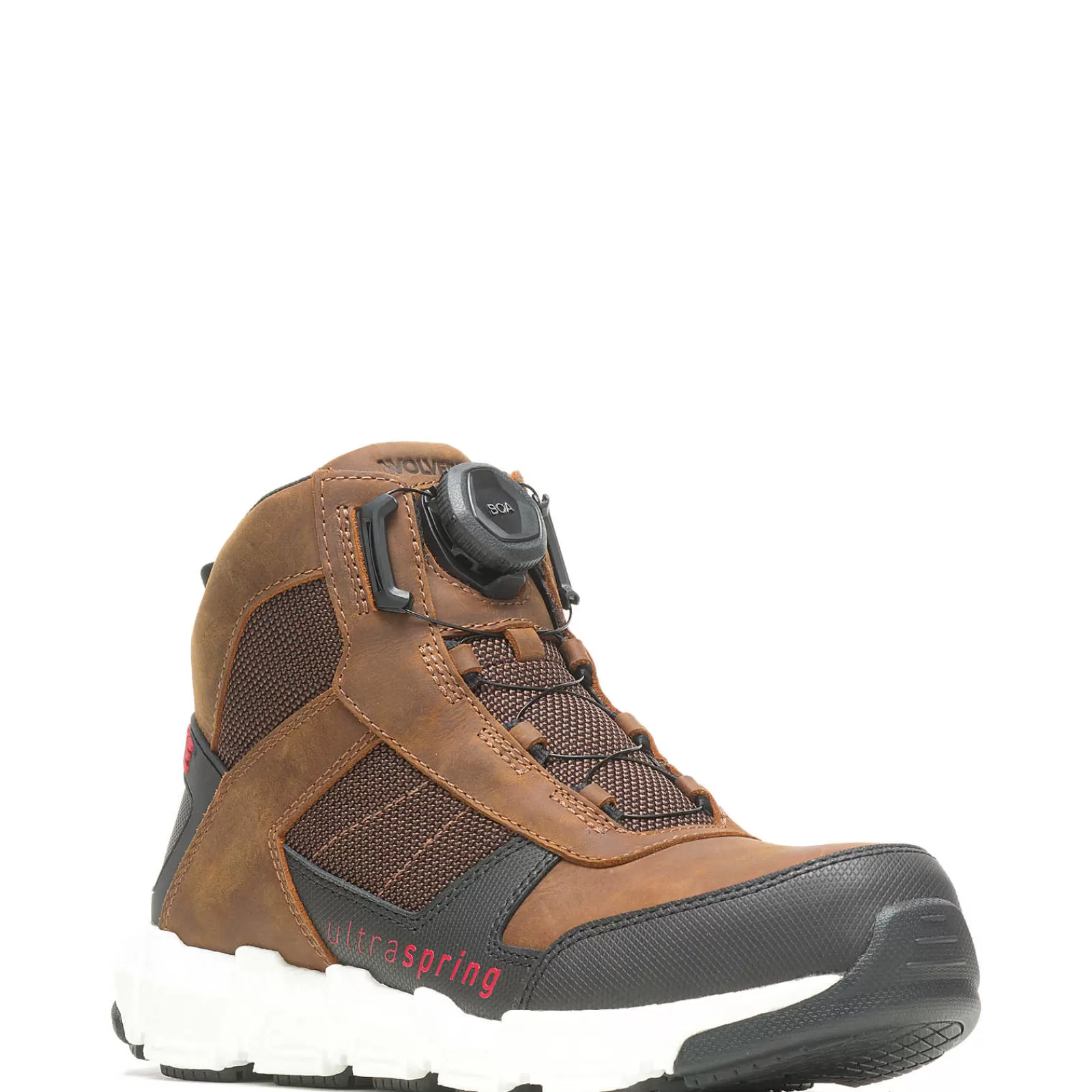 Wolverine Rev BOA® UltraSpring™ DuraShocks® Vent CarbonMax™ Work Boot Brown Outlet