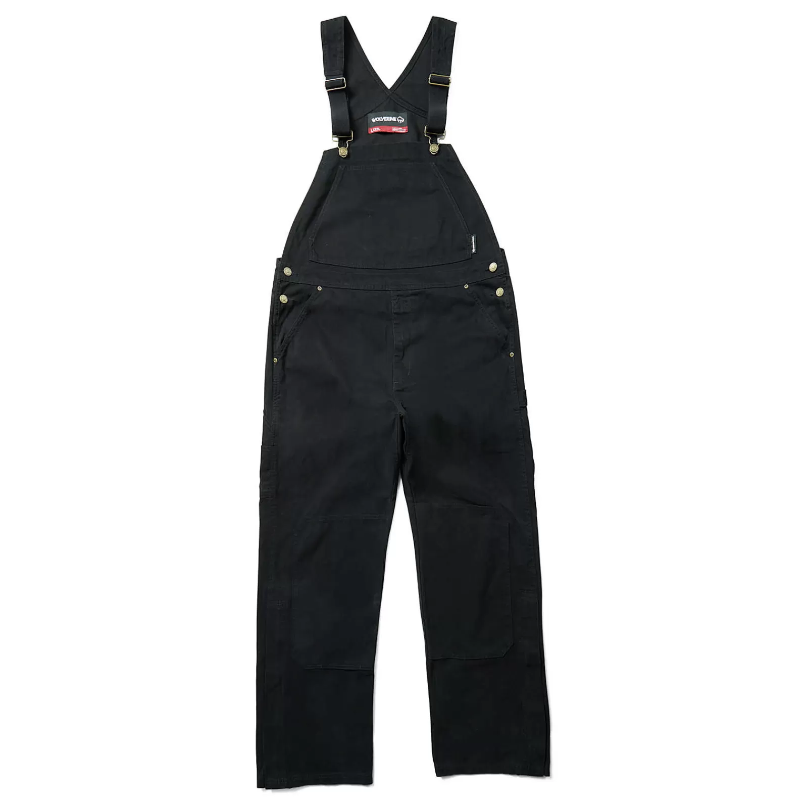 Wolverine Sawmill Duck Bib Overall Black Discount