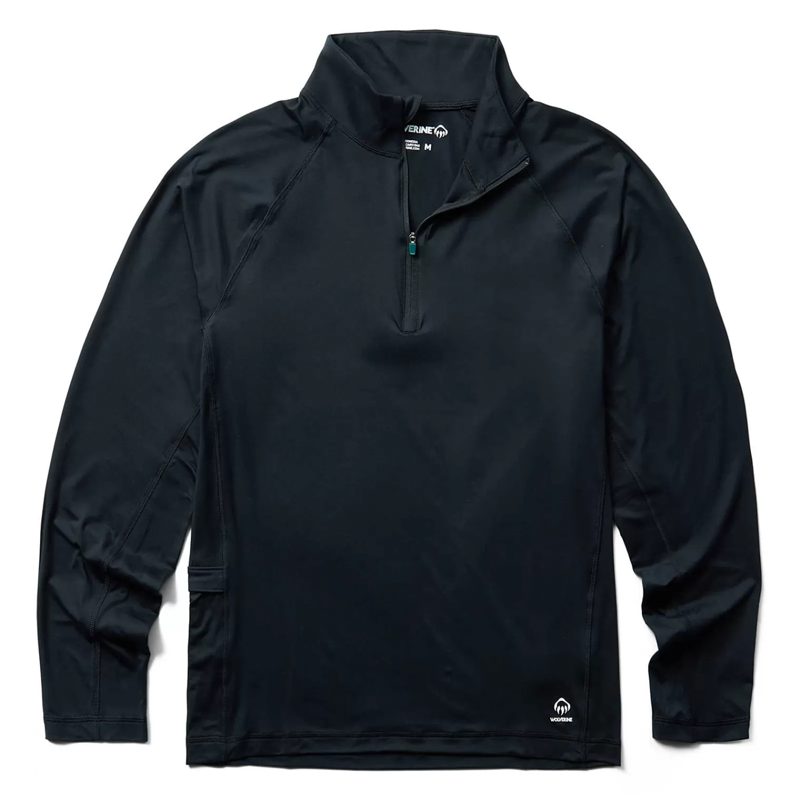 Wolverine Sun-Stop Eco 1/2 Zip Black Clearance