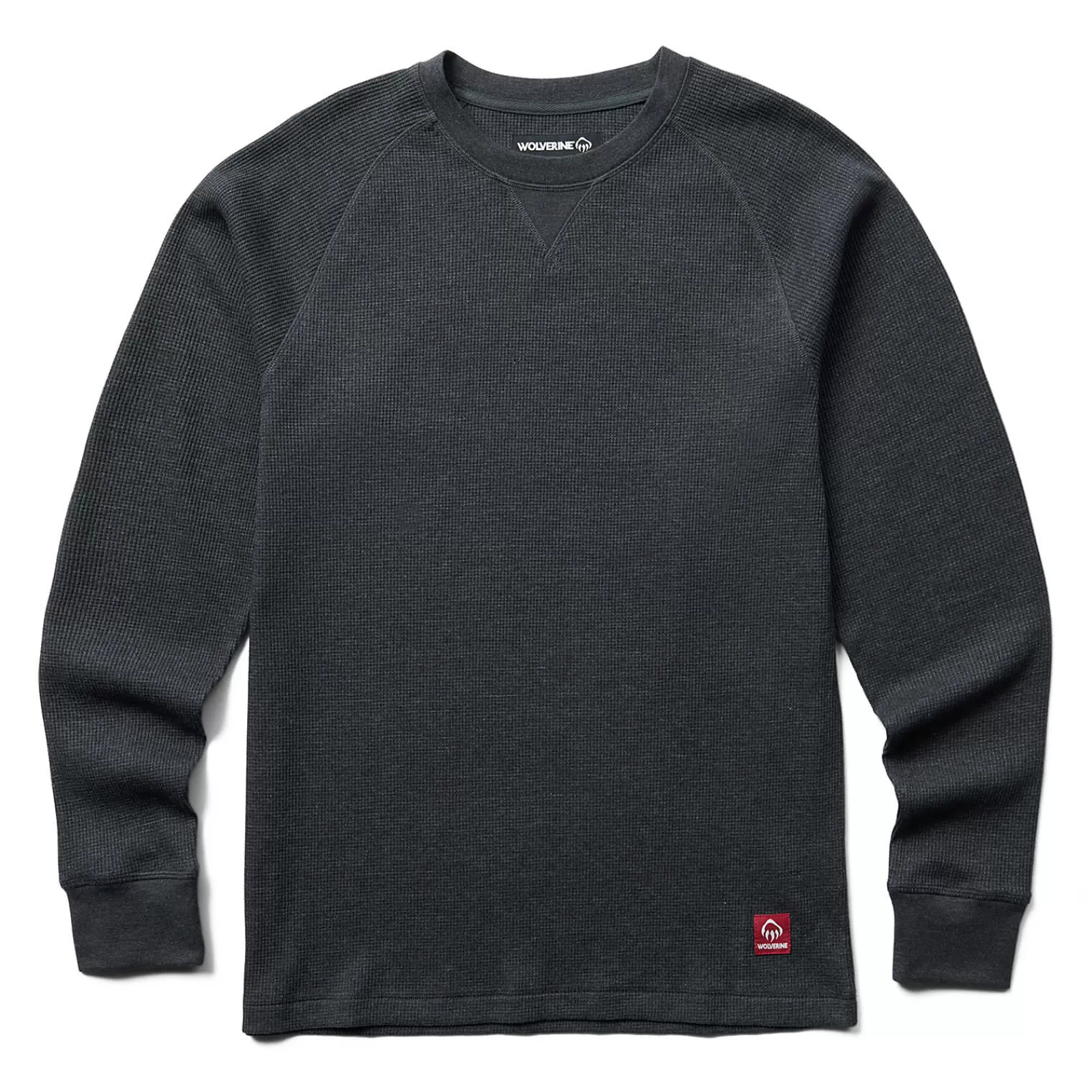 Wolverine Walden II Thermal Long Sleeve Tee Black Heather New