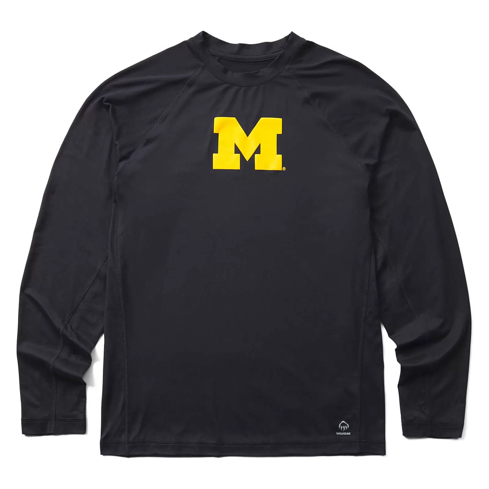 Wolverine X Valiant University Of Michigan Sun-Stop Eco Long Sleeve Tee Dark Navy Fashion