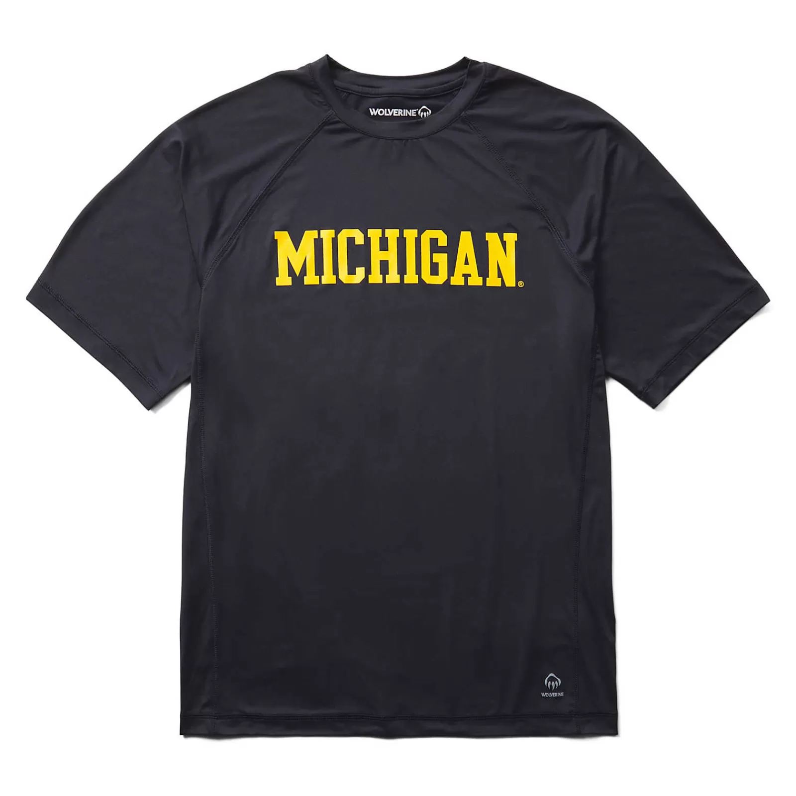 Wolverine X Valiant University Of Michigan Sun-Stop Eco Short Sleeve Tee Dark Navy Shop